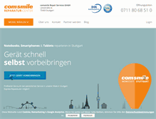 Tablet Screenshot of comsmile.de